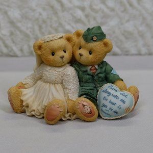 Cherished Teddies Gifts To Cherish General Anniversary Double Bear Figurine 1997